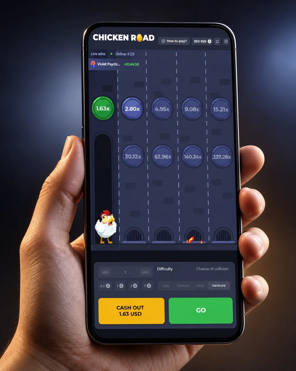 Ekran aktywacji bonusu powitalnego